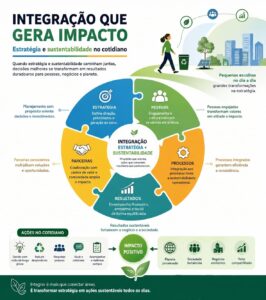 Estratégia e sustentabilidade: integração que gera impacto